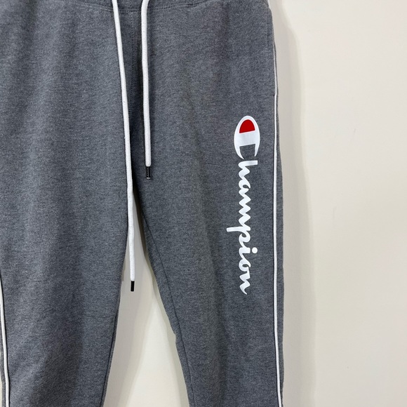 Champion Gray Striped Joggers - Picture 2 of 9